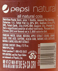 pepsi natural
